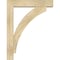 Ekena Millwork Thorton Block Rough Sawn Bracket w/ Offset Brace, Douglas Fir, 6"W x 28"D x 36"H BKT0604X28X36THR05RDF - alternate 2